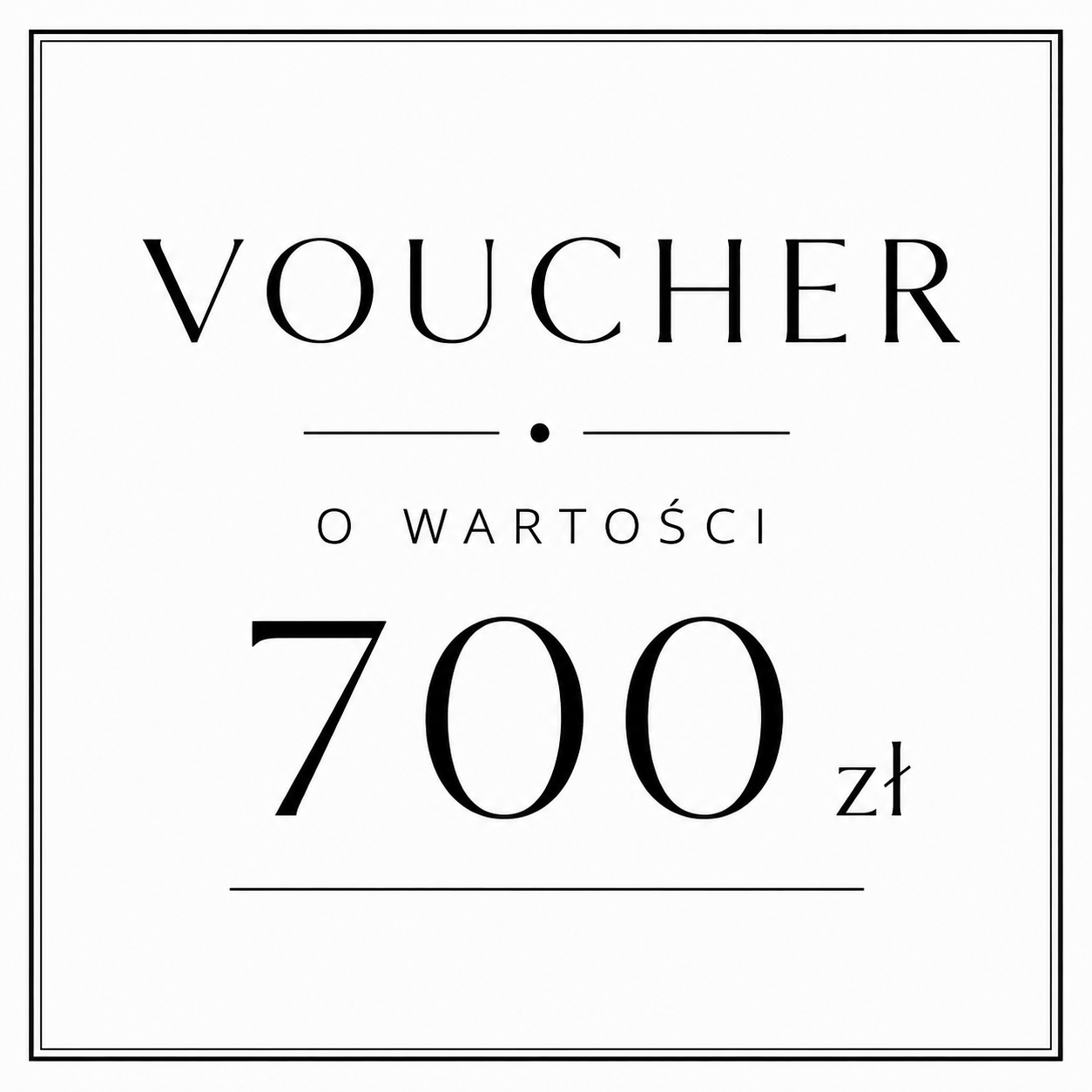 Voucher o wartości 700zł